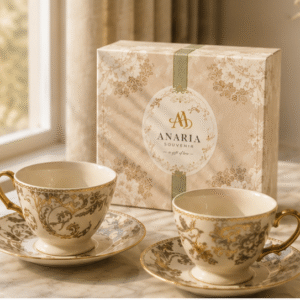 Adeline 2 Cup with Saucers