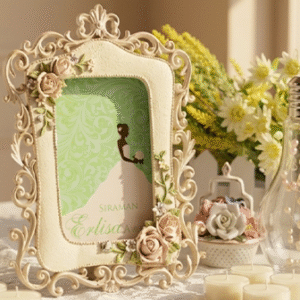 Elegant Rose Square Frame